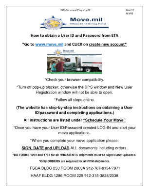 如何从 ETA 获取用户 ID 和密码 *请访问 www ...